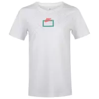 Nike/耐克短袖T恤运动休闲舒适透气针织圆领女装CK1187-100 Z