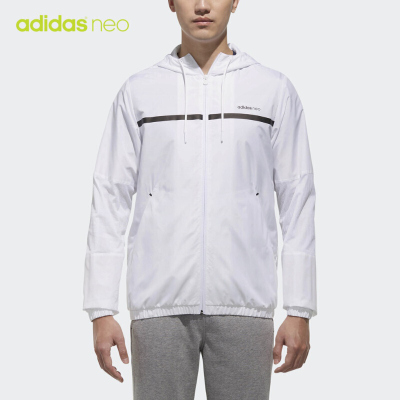 adidas/阿迪达斯NEO连帽外套运动休闲梭织男装夹克DU2422 Z