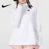 Nike/耐克连帽外套运动休闲舒适梭织女装夹克DM6180-100 Z