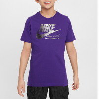 NIKE耐克短袖T恤运动休闲透气针织圆领大童上衣FV8640-520 D