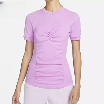 NIKE耐克短袖T恤运动休闲舒适针织圆领女装DV8217-532 D