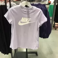 NIKE耐克短袖T恤运动休闲舒适透气针织圆领女装DV6095-536 D
