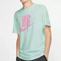 NIKE/耐克短袖T恤运动休闲舒适透气针织圆领男装BQ1266-336 Z