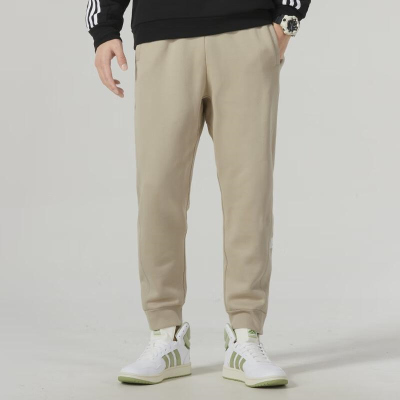 adidas/阿迪达斯男裤 加绒保暖运动裤束脚裤休闲长裤 IB6160 C