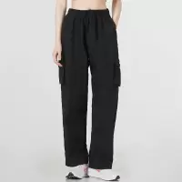 NIKE耐克长裤运动休闲舒适梭织女裤工装裤DO7210-010 D