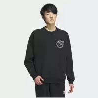 adidas/阿迪达斯三叶草卫衣运动休闲针织圆领男装套头衫IX4236 C