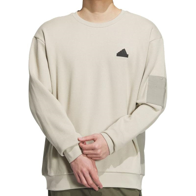 adidas/阿迪达斯卫衣运动休闲舒适针织圆领男装套头衫JE8597 C