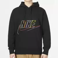 Nike/耐克连帽卫衣运动休闲加绒保暖针织男装套头衫DX0542-010 C