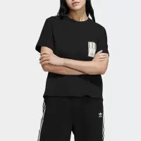 adidas/阿迪达斯圆领女短袖 新款后背开衩透气休闲T恤 HC6568 C