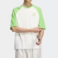 adidas/阿迪达斯男款 新款拼接圆领运动休闲短袖T恤 JI6855 C