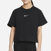 NIKE耐克短袖T恤运动休闲舒适透气针织圆领大童上衣DH5750-010 D