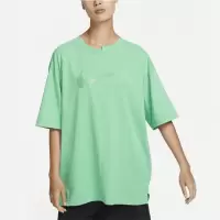 NIKE耐克短袖T恤运动休闲舒适透气针织圆领女装DV8318-363 D