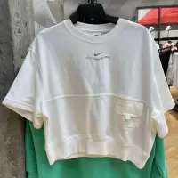 NIKE耐克短袖T恤运动休闲透气针织圆领女装HF6176-133 D