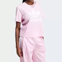 adidas/阿迪达斯女士简约运动休闲宽松短袖上衣 IN2492 C