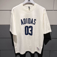 adidas/阿迪达斯短袖男装新款运动服舒适简约印花圆领T恤JM7232 C