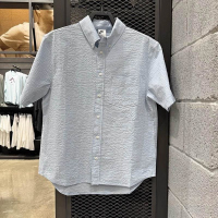 NIKE耐克短袖衬衫运动休闲舒适透气男装上衣FN3223-440 D