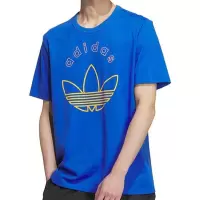 adidas/阿迪达斯三叶草男子新款运动休闲圆领短袖T恤 JD1577 C