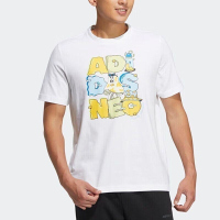 adidas/阿迪达斯男新款宽松运动纯棉短袖T恤 HS6806 C