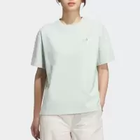 ADIDAS阿迪达斯三叶草短袖T恤运动休闲针织圆领女装IK8627 D