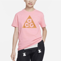 NIKE耐克短袖T恤户外运动休闲透气针织圆领大童上衣FD2669-611 D