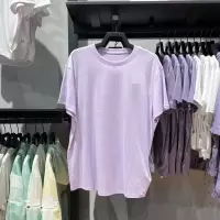 NIKE耐克短袖T恤运动休闲舒适透气针织圆领女装FN2815-512 D