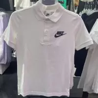 NIKE耐克短袖T恤运动休闲舒适透气针织大童POLO衫826437-100 D