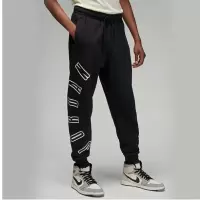 NIKE耐克长裤JORDAN运动休闲加绒保暖针织男裤FB7028-010 D