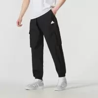 adidas/阿迪达斯男子夏季新款简约运动休闲梭织长裤 IN3702 C