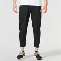 NIKE耐克长裤运动休闲舒适梭织男裤FB7407-010 D