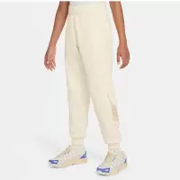 NIKE耐克长裤运动休闲加绒保暖针织大童裤FJ6167-113 D