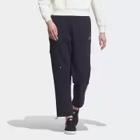 adidas/阿迪达斯女裤 新款加绒保暖休闲裤宽松直筒裤长裤JJ3572 C