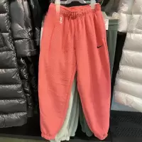 NIKE耐克长裤运动休闲加绒保暖针织收脚女裤DD5111-622 D