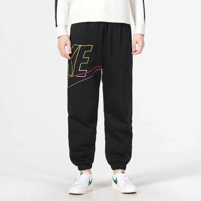 NIKE耐克长裤运动休闲加绒保暖针织男裤DX0548-010 D