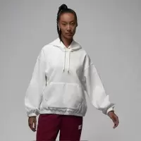 NIKE耐克连帽卫衣JORDAN运动休闲加绒保暖女装套头衫FD7238-133 D