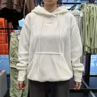 NIKE耐克连帽卫衣运动休闲抓绒女装套头衫DQ6841-133 D