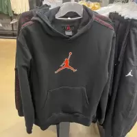 NIKE耐克连帽卫衣JORDAN运动休加绒保暖男装套头衫FN6353-010 D