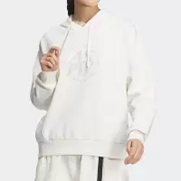 adidas/阿迪达斯女装 新款运动休闲连帽套头衫卫衣JJ3543 C