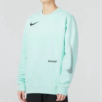 NIKE耐克卫衣运动休闲加绒保暖针织圆领男装套头衫FB1960-317 D