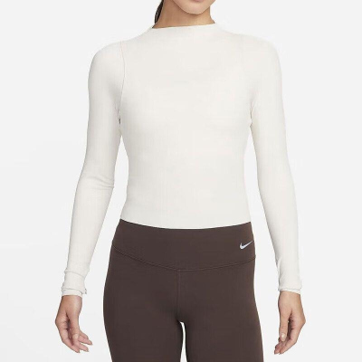 NIKE/耐克卫衣女针织衫跑步健身训练运动休闲长袖T恤FN3023-104 C