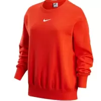 NIKE耐克卫衣运动休闲加绒保暖针织圆领女装套头衫DQ5734-633 D