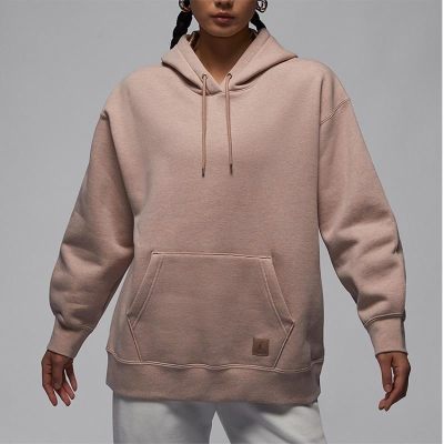 NIKE耐克连帽卫衣JORDAN运动休闲加绒保暖女装套头衫FB5111-244 D