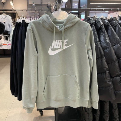 NIKE耐克连帽卫衣运动休闲针织女装套头衫DQ5776-370 D