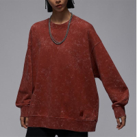 NIKE耐克卫衣JORDAN运动休闲针织圆领宽松女装套头衫FN5742-615 D