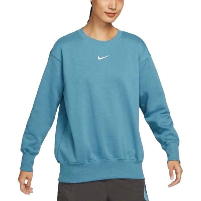 NIKE耐克卫衣运动休闲加绒保暖针织圆领女装套头衫DQ5734-440 D