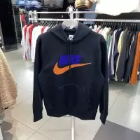 NIKE耐克连帽卫衣运动休闲加绒保暖针织男装套头衫FN3105-010 D