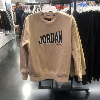 NIKE耐克卫衣JORDAN运动休闲加绒保暖圆领男装套头衫DV7589-277 Z