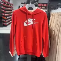 NIKE耐克连帽卫衣运动休闲舒适针织女装套头衫DQ5776-657 D