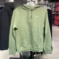 NIKE耐克连帽卫衣运动休闲加绒保暖针织男装套头衫623453-386 D
