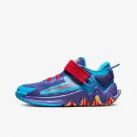 NIKE耐克篮球鞋舒适耐磨低帮魔术贴大童运动休DQ1942-400 Z