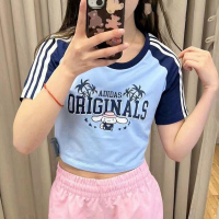 adidas/阿迪达斯女装新款Hello Kitty联名款休闲圆领T恤 JH3175 C